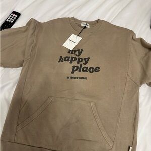 Tocoto Vintage Kids Tan Sweatshirt
